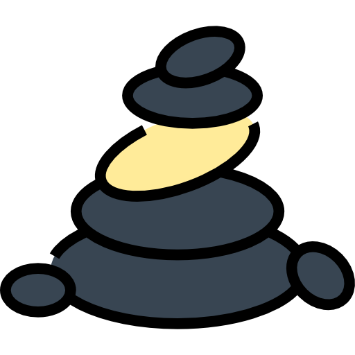 kamienie zen Detailed Straight Lineal color ikona
