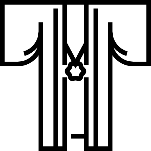 haori Detailed Straight Lineal icona