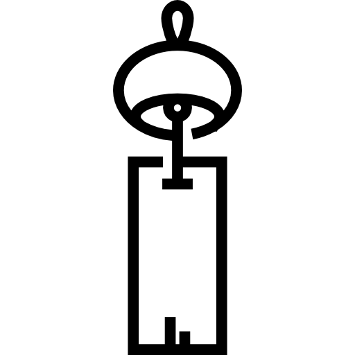campana del vento Detailed Straight Lineal icona