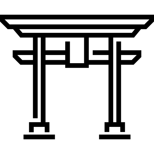 torii Detailed Straight Lineal ikona