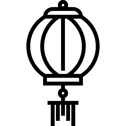 lanterne de papier Detailed Straight Lineal Icône