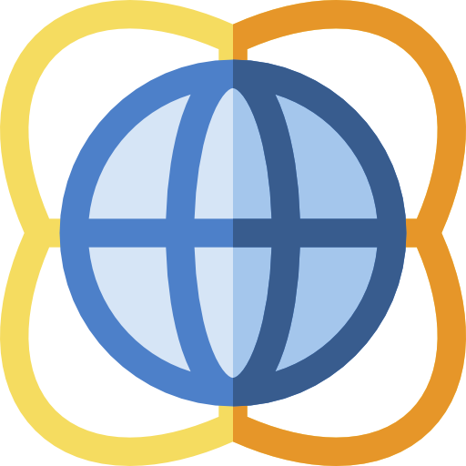 Worldwide Basic Rounded Flat icon