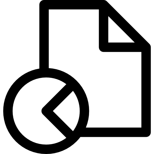 rapporto Basic Rounded Lineal icona