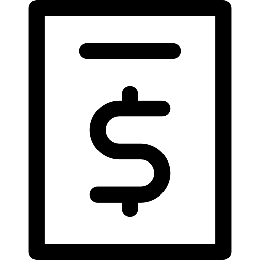 송장 Basic Rounded Lineal icon