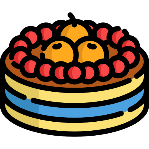 torta alla frutta Special Lineal color icona