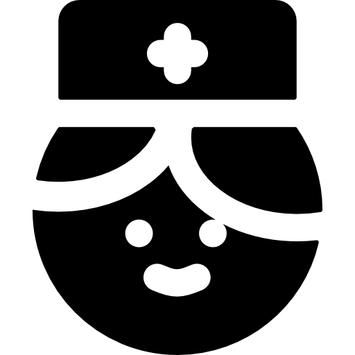enfermera Basic Rounded Filled icono