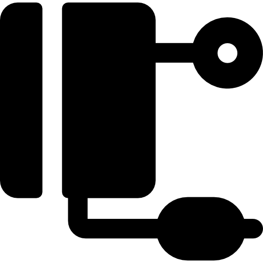 Blood pressure Basic Rounded Filled icon