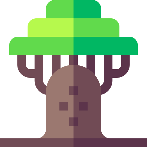 baobab Basic Straight Flat icono