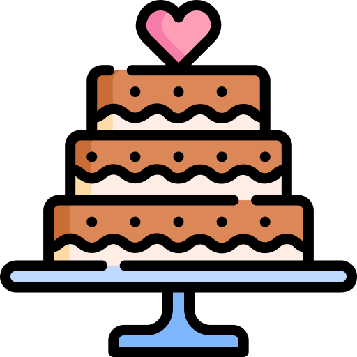 Wedding cake Special Lineal color icon