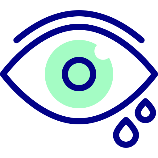 눈 Detailed Mixed Lineal color icon