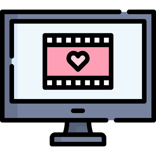 Свадебное видео Special Lineal color иконка
