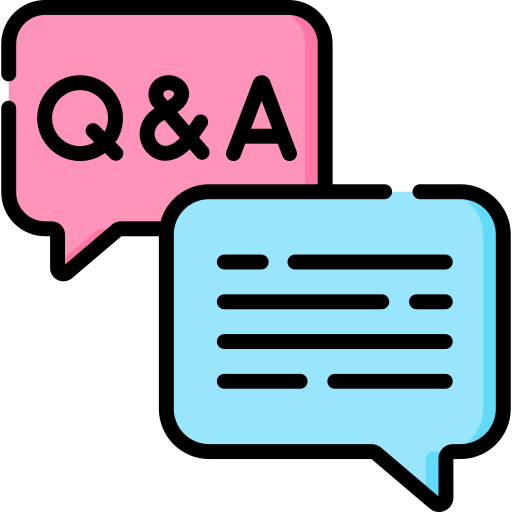 q & a Special Lineal color icon