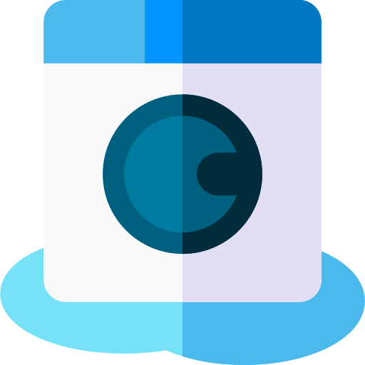 pralka Basic Rounded Flat ikona