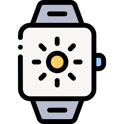 inteligentny zegarek Detailed Rounded Lineal color ikona