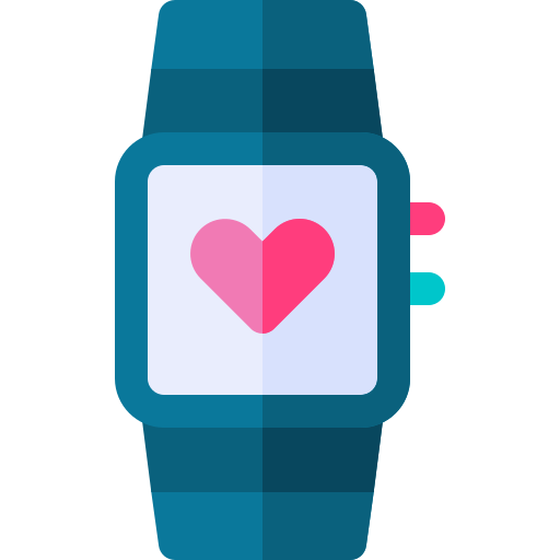 smartwatch Basic Rounded Flat icoon