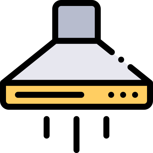 dunstabzugshaube Detailed Rounded Lineal color icon