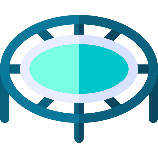 Trampoline Basic Rounded Flat icon