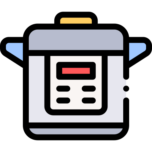 Multicooker Detailed Rounded Lineal color icon