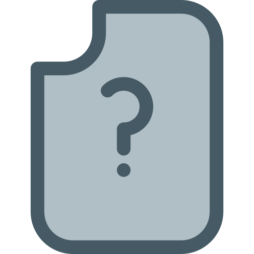 질문 Generic Grey icon