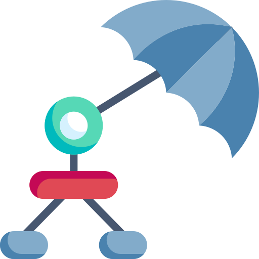 stojak na parasole Generic Flat ikona