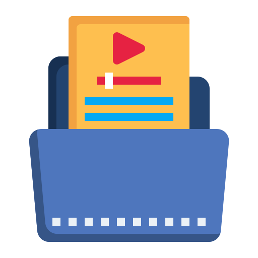 videoordner Generic Flat icon