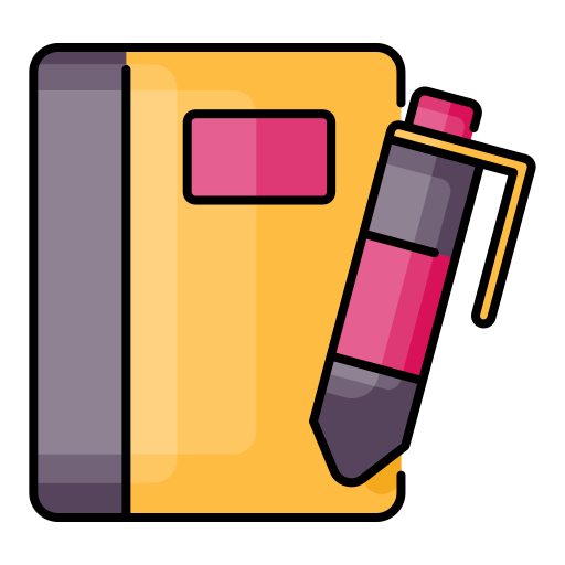 notizbuch Generic Outline Color icon