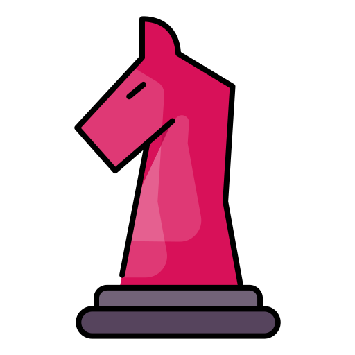 pieza de ajedrez Generic Outline Color icono
