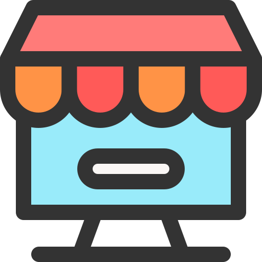 Online shop Generic Outline Color icon