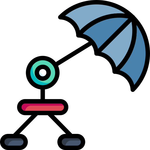 stojak na parasole Generic Outline Color ikona