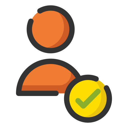 Profile Generic Outline Color icon