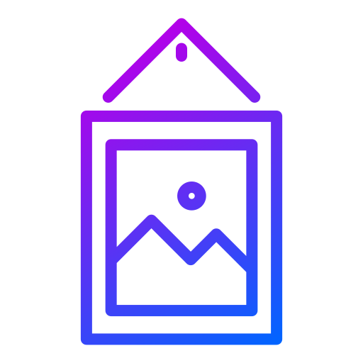 Picture frame Generic Gradient icon