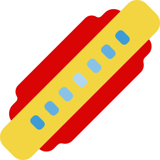 Harmonica Generic Flat icon