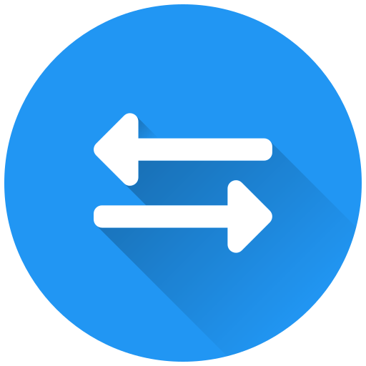 Left and right Generic Circular icon