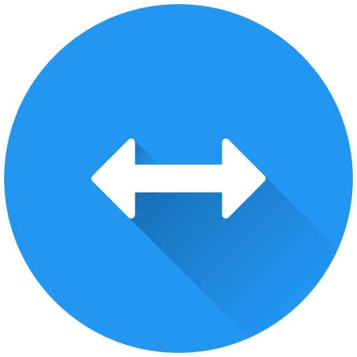 Left and right arrows Generic Circular icon