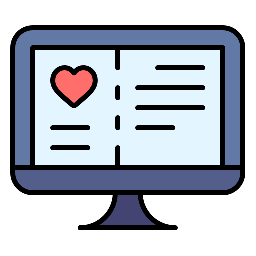 Online dating Generic Outline Color icon