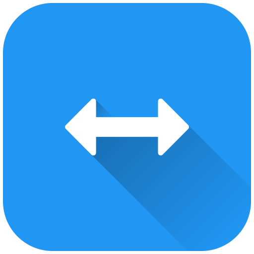 Left and right arrows Generic Square icon