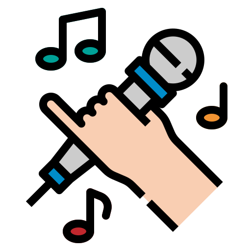 Певица Generic Outline Color иконка