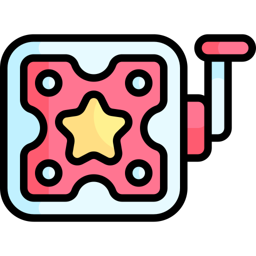 Surprise box Kawaii Lineal color icon