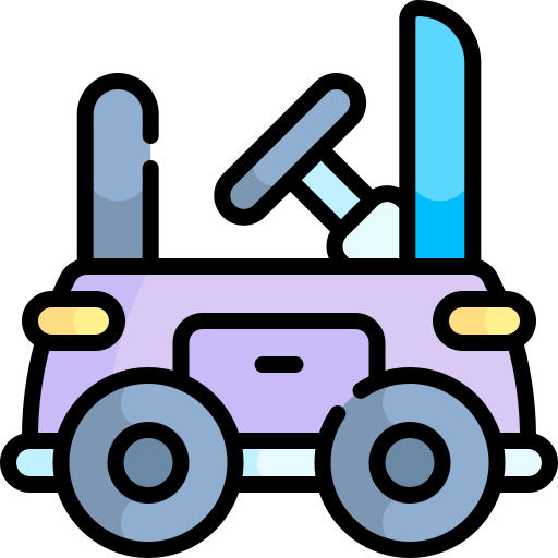 Car Kawaii Lineal color icon