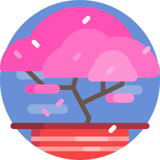 bonsai Detailed Flat Circular Flat ikona