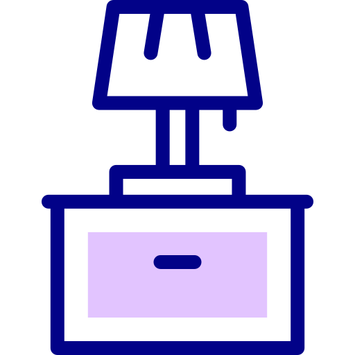 데스크 램프 Detailed Mixed Lineal color icon