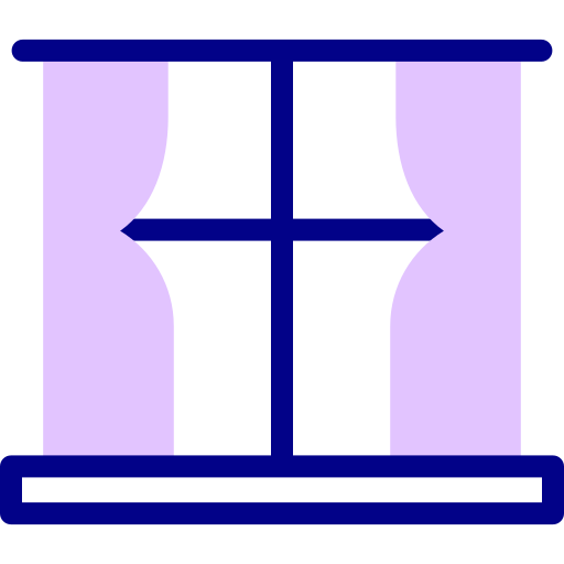 fenster Detailed Mixed Lineal color icon