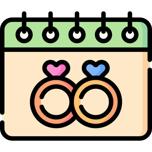 Wedding Special Lineal color icon