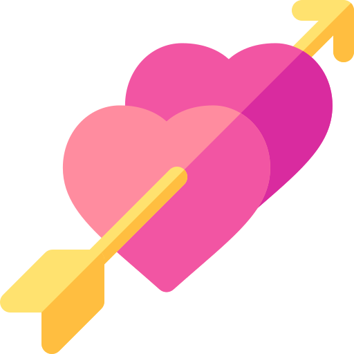 Hearts Basic Rounded Flat icon