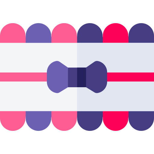 Подвязка Basic Rounded Flat иконка