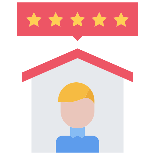 Work from home Coloring Flat icon