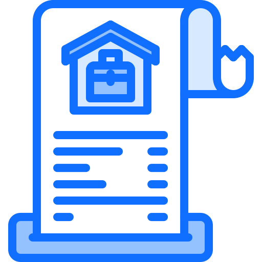 Work from home Coloring Blue icon