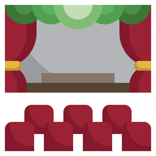 Theater Surang Flat icon
