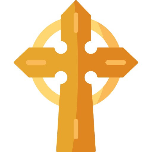 Celtic cross Special Flat icon