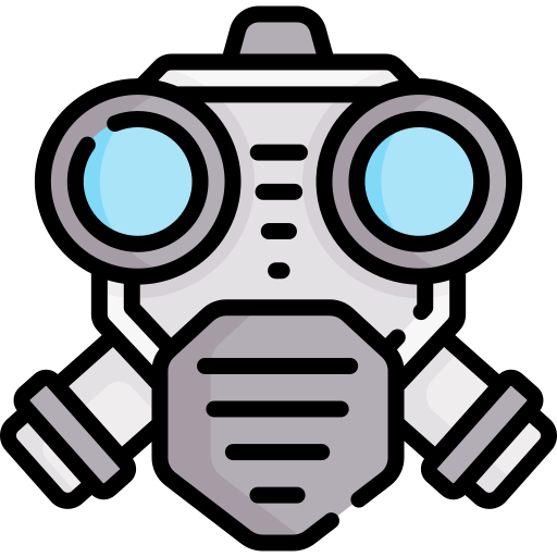 Gas mask Special Lineal color icon